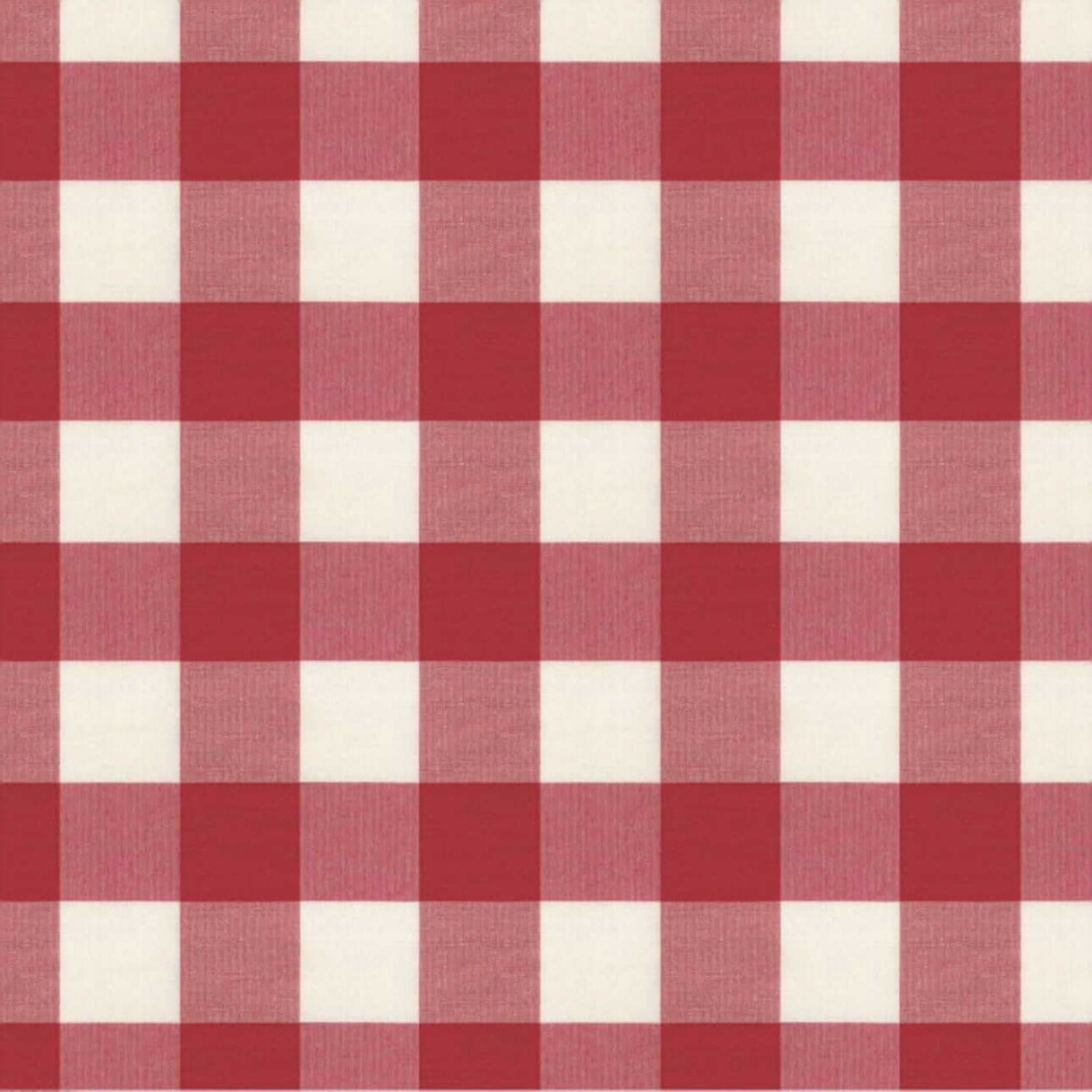 Quadro 136-18 wit-rood geruit