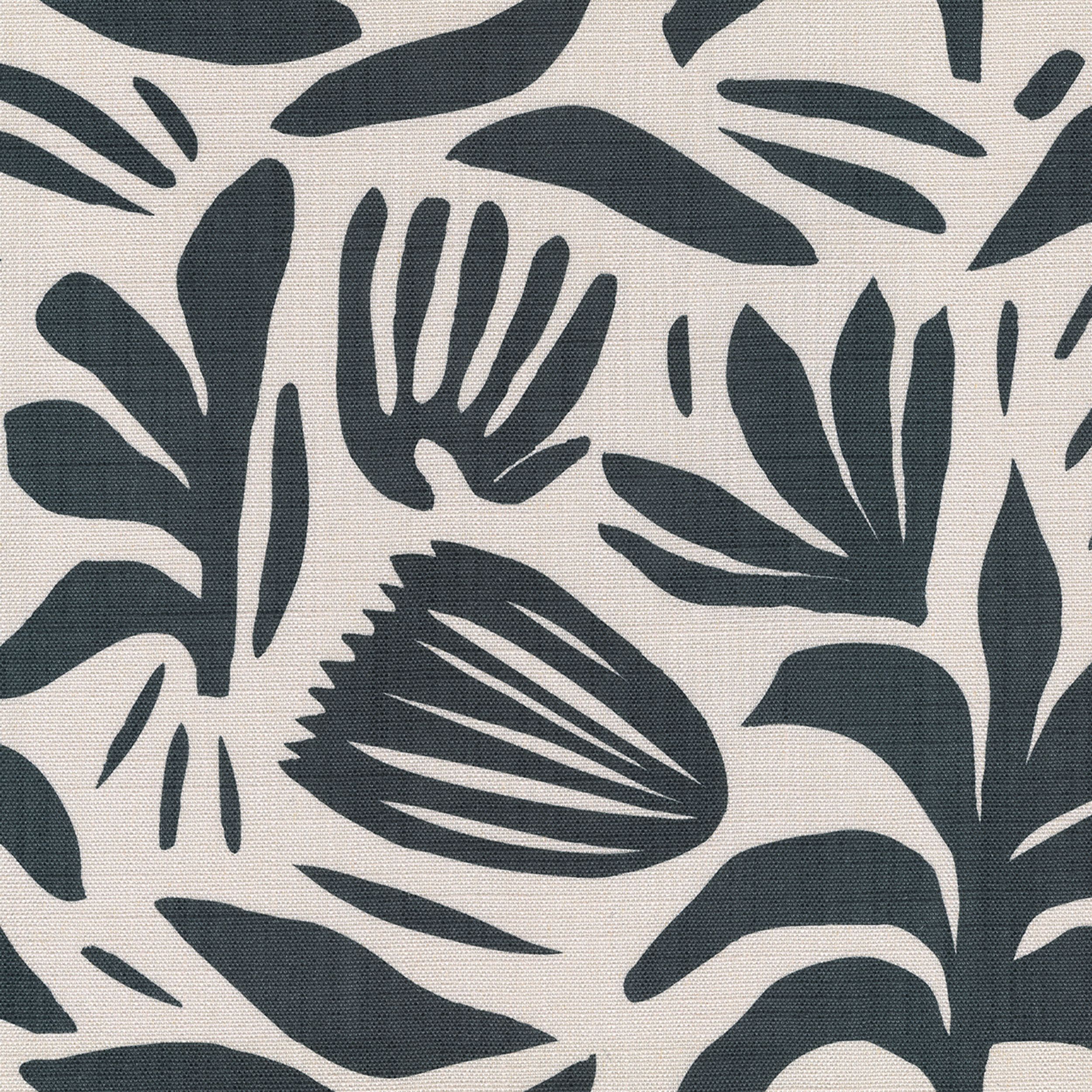 Botanic Viscose 145-21 antraciet-crème