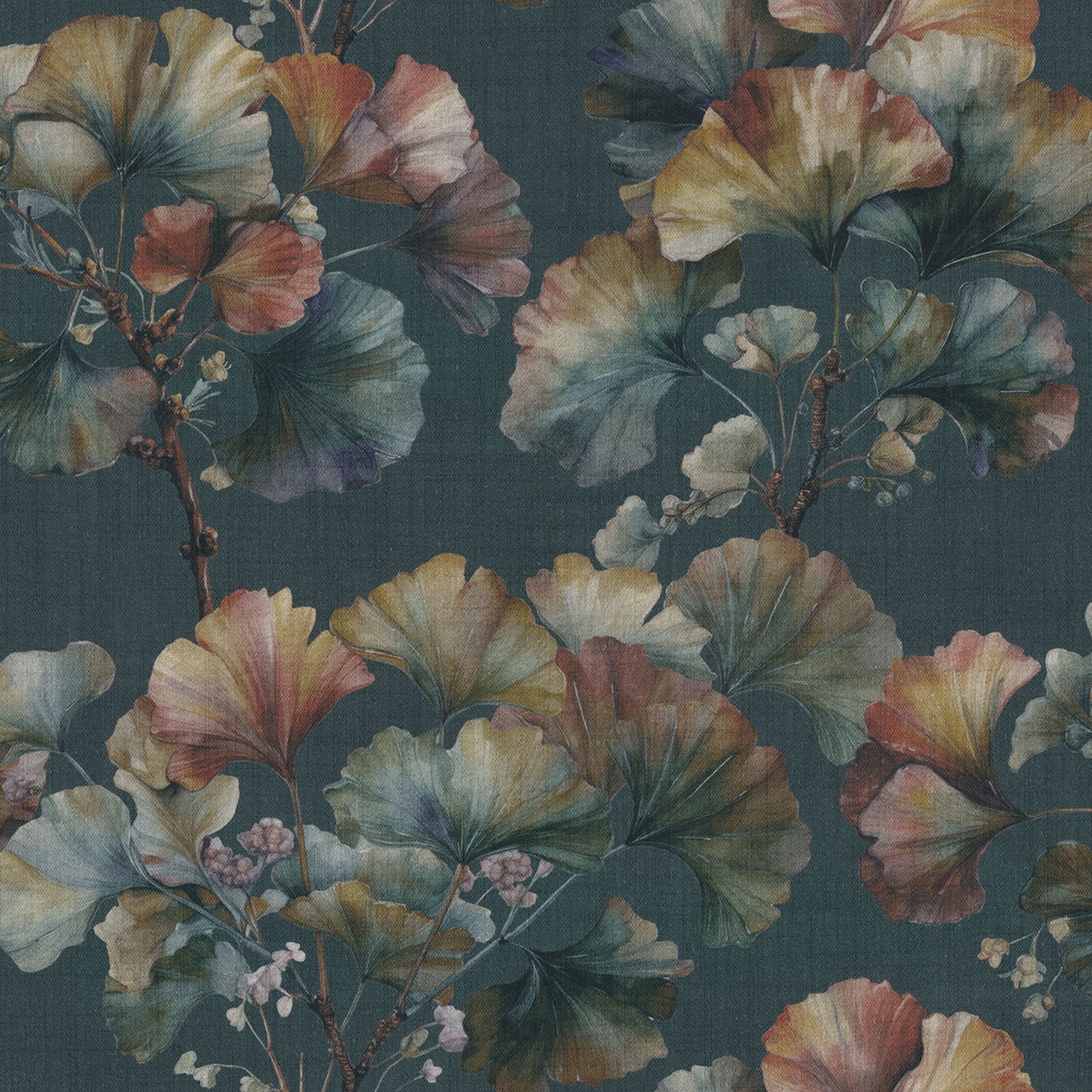 Botanic Viscose 145-24 antraciet-bruin