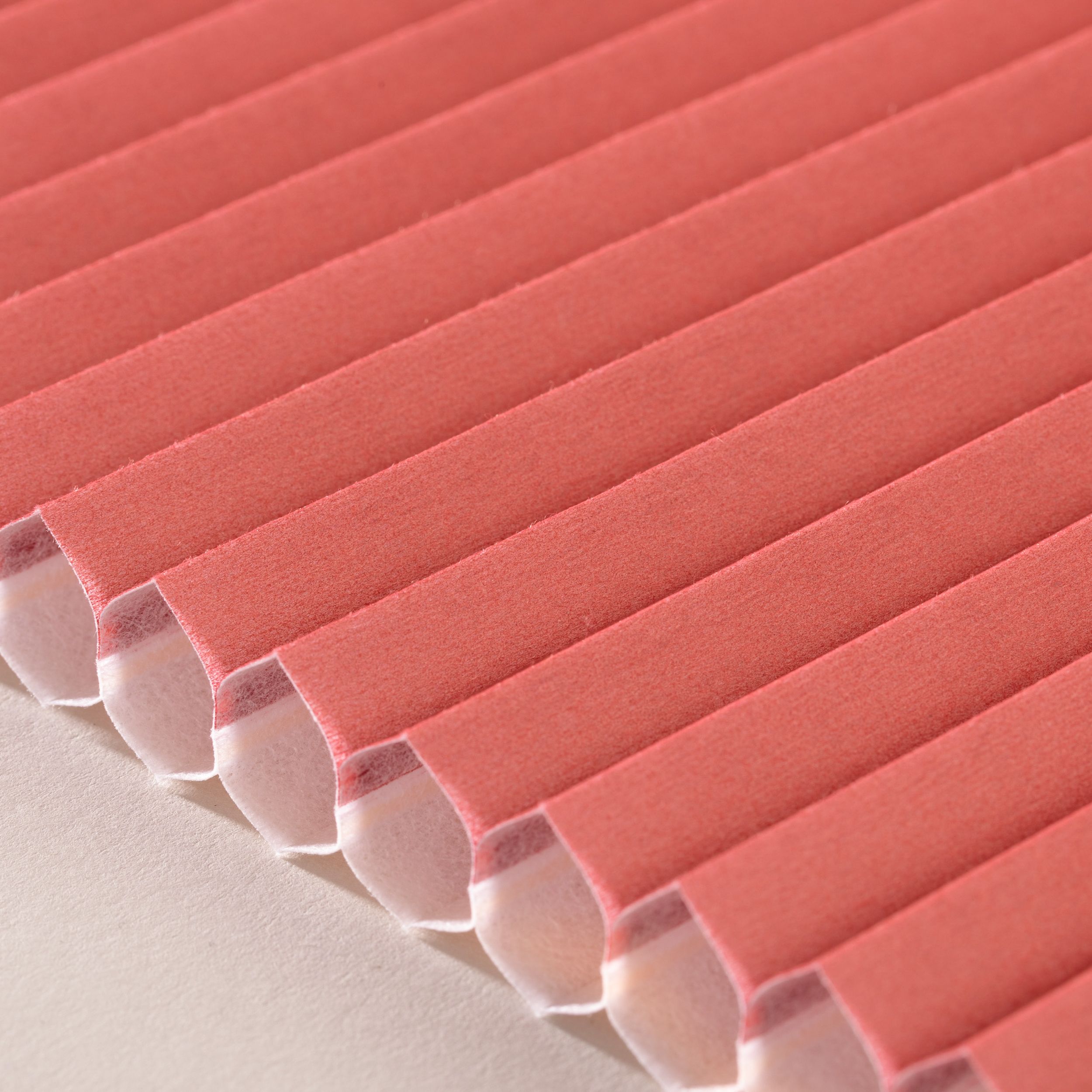 Basic – plisségordijnen Honeycomb H-105 rood